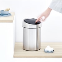 Brabantia Touch Bin 3 л (стальной матовый) Image #6