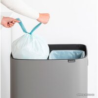 Brabantia Bo Touch Bin Hi 2 x 30 л (минерально-серый) Image #11