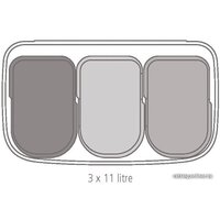 Brabantia Bo Pedal Bin 3 x 11л (платиновый) Image #12