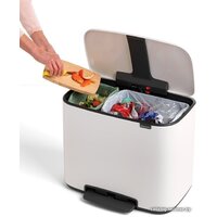 Brabantia Bo Pedal Bin 11л + 23л (белый) Image #6