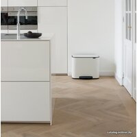 Brabantia Bo Pedal Bin 11л + 23л (белый) Image #10