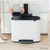 Brabantia Bo Pedal Bin 11л + 23л (белый) Image #7