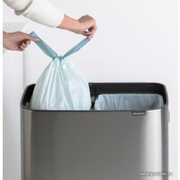 Brabantia Bo Touch Bin Hi 2 x 30 л (стальной с защитой от отпечатков) Image #7