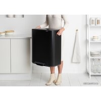 Brabantia Bo Pedal Bin 60 л (черный матовый) Image #11