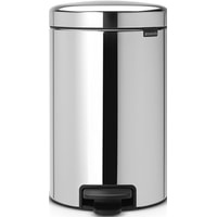 Brabantia Pedal Bin NewIcon 12 л (стальной с защитой от отпечатков)