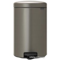 Brabantia Pedal Bin NewIcon 20 л (платиновый) Image #1