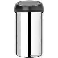 Brabantia Touch Bin 60 л (стальной полированный/черный)