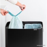 Brabantia Bo Touch Bin Hi 2 x 30 л (черный матовый) Image #9