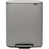 Brabantia Bo Pedal Bin 2 x 30 л (минерально-серый) Image #1
