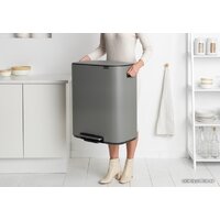 Brabantia Bo Pedal Bin 2 x 30 л (минерально-серый) Image #11