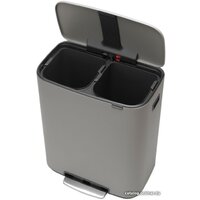 Brabantia Bo Pedal Bin 2 x 30 л (минерально-серый) Image #4