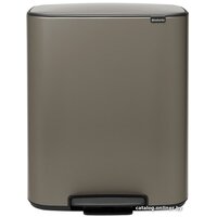 Brabantia Bo Pedal Bin 60 л (платиновый)