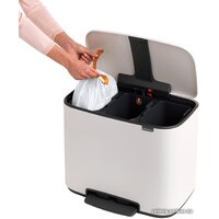 Brabantia Bo Pedal Bin 3 x 11л (белый) Image #5