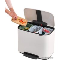 Brabantia Bo Pedal Bin 3 x 11л (белый) Image #6