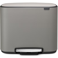 Brabantia Bo Pedal Bin 36 л (минерально-серый)