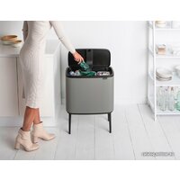 Brabantia Bo Touch Bin 11+23 л (минерально-серый) Image #6