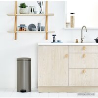 Brabantia Pedal Bin NewIcon 30 л (платиновый) Image #4