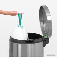 Brabantia Pedal Bin Recycle Silent 2 x 20 л (стальной матовый) Image #7