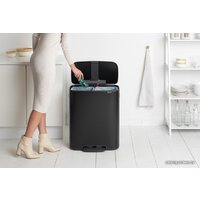 Brabantia Bo Pedal Bin 2 x 30 л (черный матовый) Image #9