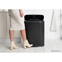 Brabantia Bo Pedal Bin 2 x 30 л (черный матовый) Image #10