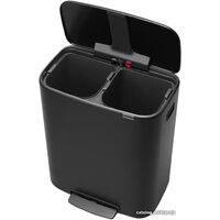 Brabantia Bo Pedal Bin 2 x 30 л (черный матовый) Image #4