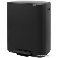 Brabantia Bo Pedal Bin 2 x 30 л (черный матовый) Image #6