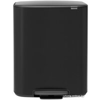 Brabantia Bo Pedal Bin 2 x 30 л (черный матовый) Image #1