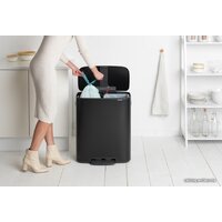 Brabantia Bo Pedal Bin 2 x 30 л (черный матовый) Image #8