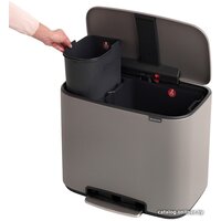 Brabantia Bo Pedal Bin 11л + 23л (минерально-серый) Image #5