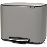 Brabantia Bo Pedal Bin 11л + 23л (минерально-серый) Image #2