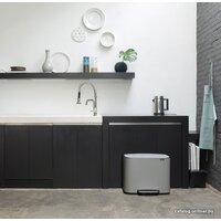 Brabantia Bo Pedal Bin 11л + 23л (минерально-серый) Image #10