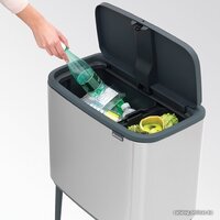 Brabantia Bo Touch Bin 11+23 л (стальной матовый с защитой) Image #7