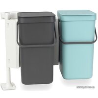 Brabantia Sort & Go 2 x 12 л (мятный/серый) Image #2