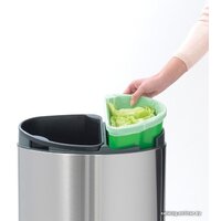 Brabantia Touch Bin Recycle 10+23 л (стальной с защитой от отпечатков) Image #5