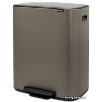 Brabantia Bo Pedal Bin 2 x 30 л (платиновый) Image #4