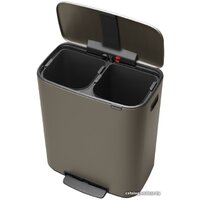 Brabantia Bo Pedal Bin 2 x 30 л (платиновый) Image #3