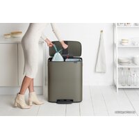 Brabantia Bo Pedal Bin 2 x 30 л (платиновый) Image #8