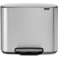 Brabantia Bo Pedal Bin 11л + 23л (стальной матовый)