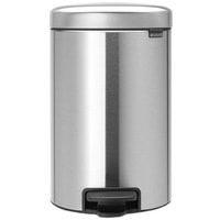 Brabantia Pedal Bin NewIcon 12 л (стальной матовый) Image #1