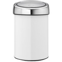 Brabantia Touch Bin 3 л (белый/стальной) Image #1