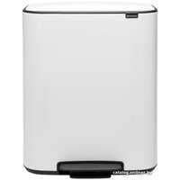 Brabantia Bo Pedal Bin 2 x 30 л (белый) Image #1