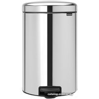 Brabantia Pedal Bin NewIcon с корзиной 20 л (стальной полированный)