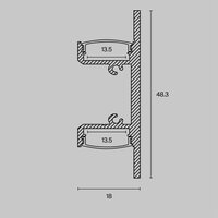 Maytoni Led Strip ALM-1848-B-2M Image #5