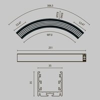 Maytoni Led Strip ALM-3535R-B-D-90°-0.3M Image #6