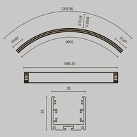 Maytoni Led Strip ALM-3535R-B-D-90°-1.5M Image #6