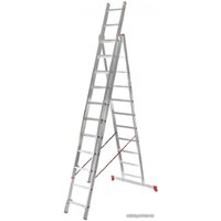 Лестница-стремянка Новая высота NV 323 трёхсекционная усиленная 3x14 ступеней — Chaika Market