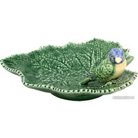 Bordallo Pinheiro Sardinheira Лист с синей птицей 65002705