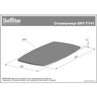 Sheffilton SHT-TU30-2/TT41 120/80 МДФ бочкообразная (белый/сангай) Image #12