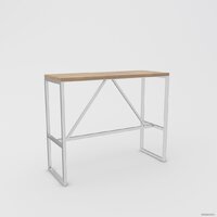 Hype Mebel Дельта 120x55 (белый/дуб галифакс натуральный)