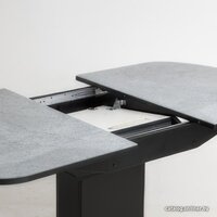 Аврора Корсика стекло 120-151.5x80 (мрамор серый 12/черный) Image #8